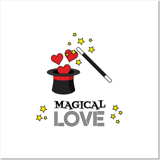 Magical Love - Black Posters and Art